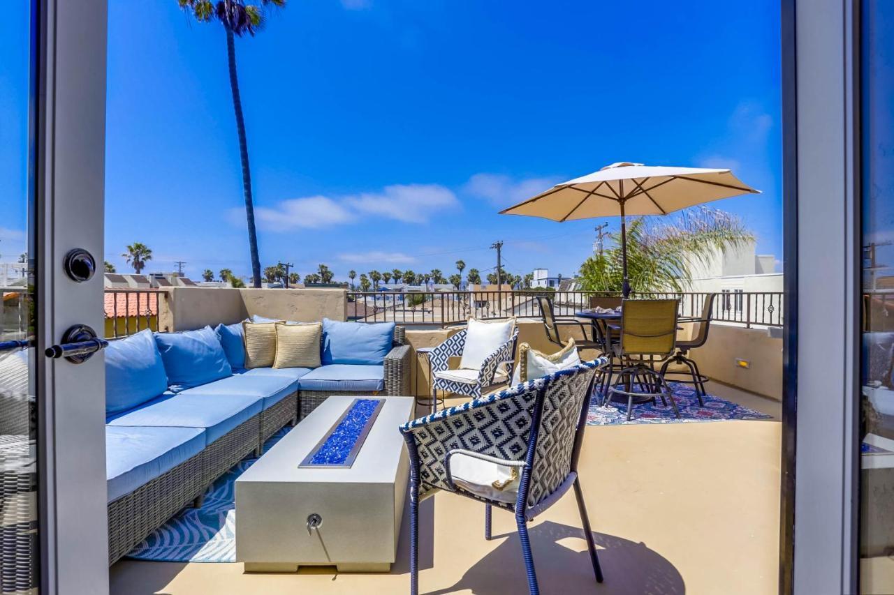 Stunning Ocean View Home W Rooftop Terrace, Firepit, Fast Wifi, Ac & Parking! サンディエゴ エクステリア 写真